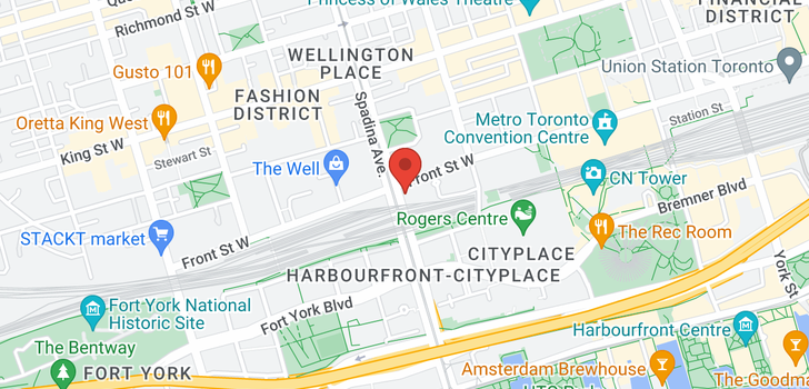 map of #2105 -397 FRONT ST W
